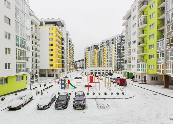 в центрі в новобудові вулиця шевченка 19 навпроти сільпо Apartamento Leópolis